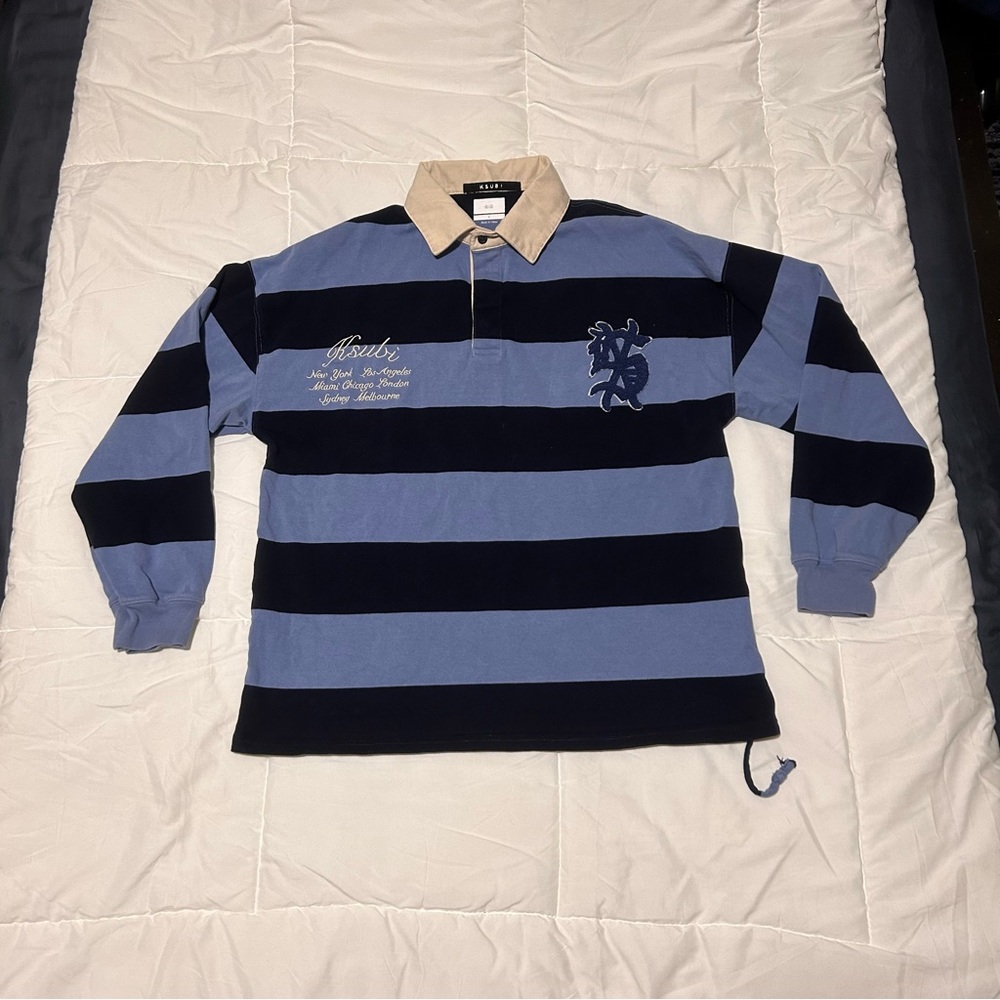Ksubi Long Sleeve Rugby Polo